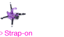 Strap-on vibrators