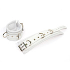 Luxe white ankle cuffs