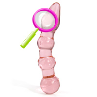 Pink indulgence glass wand