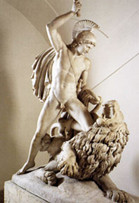 Bellerophone Fighting Chimaera