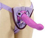 Lover's super strap harness and silicone thruster