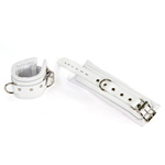 Luxe white wrist cuffs