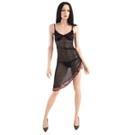 Embroidered ecstasy chemise set