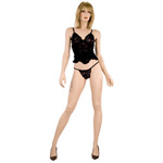 Mesh ruched cami set