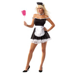 Frisky French maid
