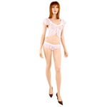 Lycra net cami set
