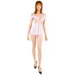 Sheer babydoll with thong