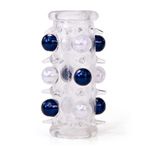 Beaded penis sleeve