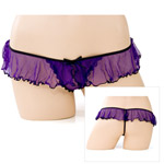 Ruffled trim g-string