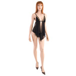 Tiger eye babydoll with g-string