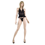 Mosaic lace camisole