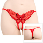 Butterfly crotchless panty