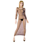 Long industrial net dress