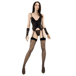 Camigarter with g-string and gloves