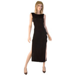 Lace trim gown