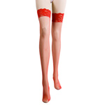 Stay up backseam fishnet stockings