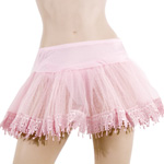 Teardrop lace petticoat