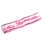 Flashing miss bachelorette sash