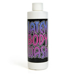 Liquid latex body wash