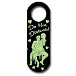 Glow in the dark door hanger