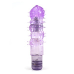 Waterproof silicone softees purple 5"
