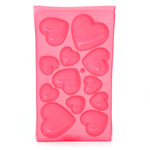 Heart shaped ice cubes tray