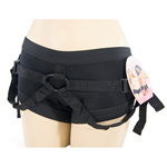 Grrl shorts strap-on harness