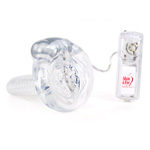 Crystal stroker with love bullet