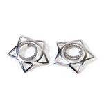 Silver star nipple shields