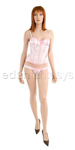 Polka dot passion corset with thong