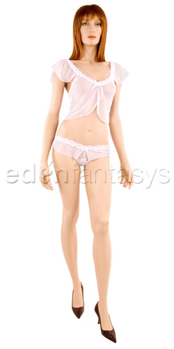 Lycra net cami set