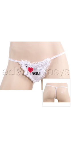 I love you g-string