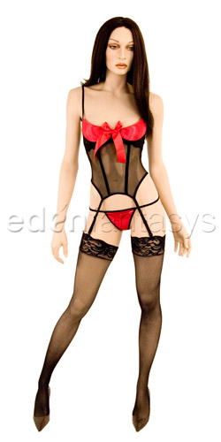 Demi cup bustier set