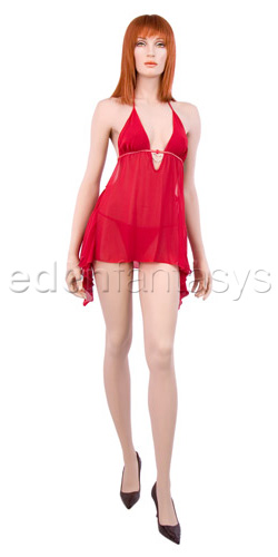 Big hearted babydoll with g-string