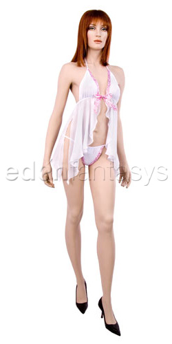 Random hearts babydoll with g-string