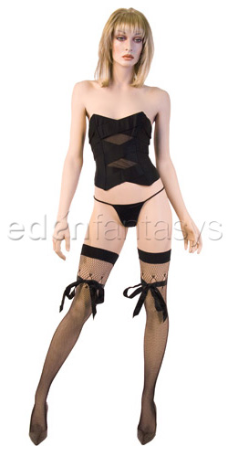 Criss cross bustier