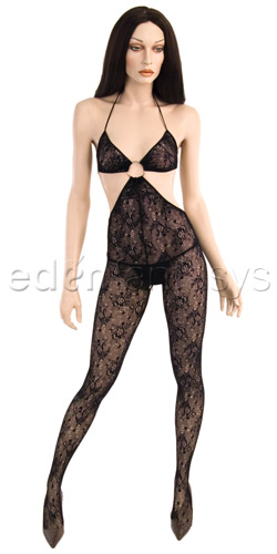 Boudoir lace O-ring Bodystocking