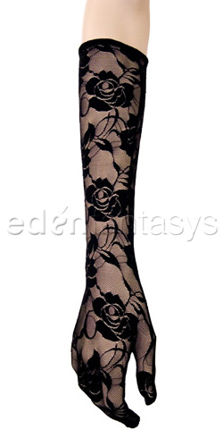 Erotique sheer lace gloves