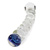 Colorful spiral G-spot wonder with dichro marble
