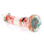 Multi sectional inside out shaft glass dildo