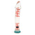 Multi sectional inside out shaft glass dildo