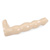 Ribbed dildo with balls