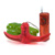 Horney lover strap-on