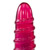 Vivid essentials vibrating ribbed swirl dong