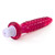 Vivid essentials vibrating ribbed swirl dong
