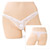 V-cut lace thong