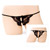 Lace crotchless panty