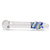 Bulbous head dichro wrap glass dildo wand