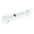 Ball head with curved elbow glass dildo wand