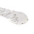 Swirl ribbed glass dildo with curved G-spot head